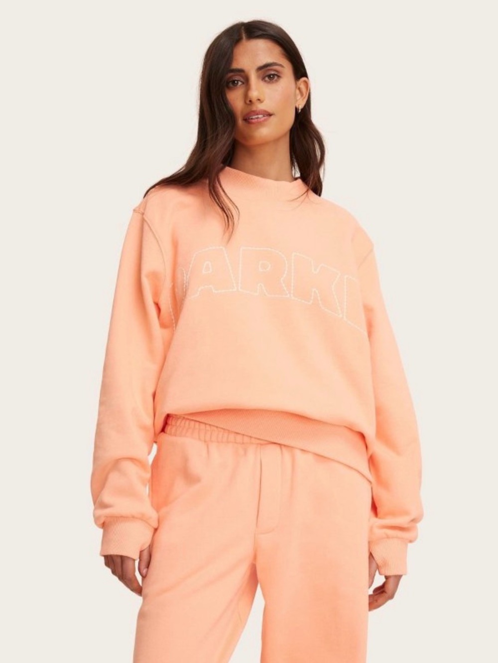 Parke x Target Mockneck Sweatshirt Peach Orange size L/XL